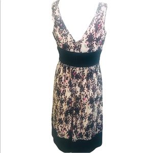 Jones Fit & Flare Dress Floral Sleeveless Sz 6 Career
